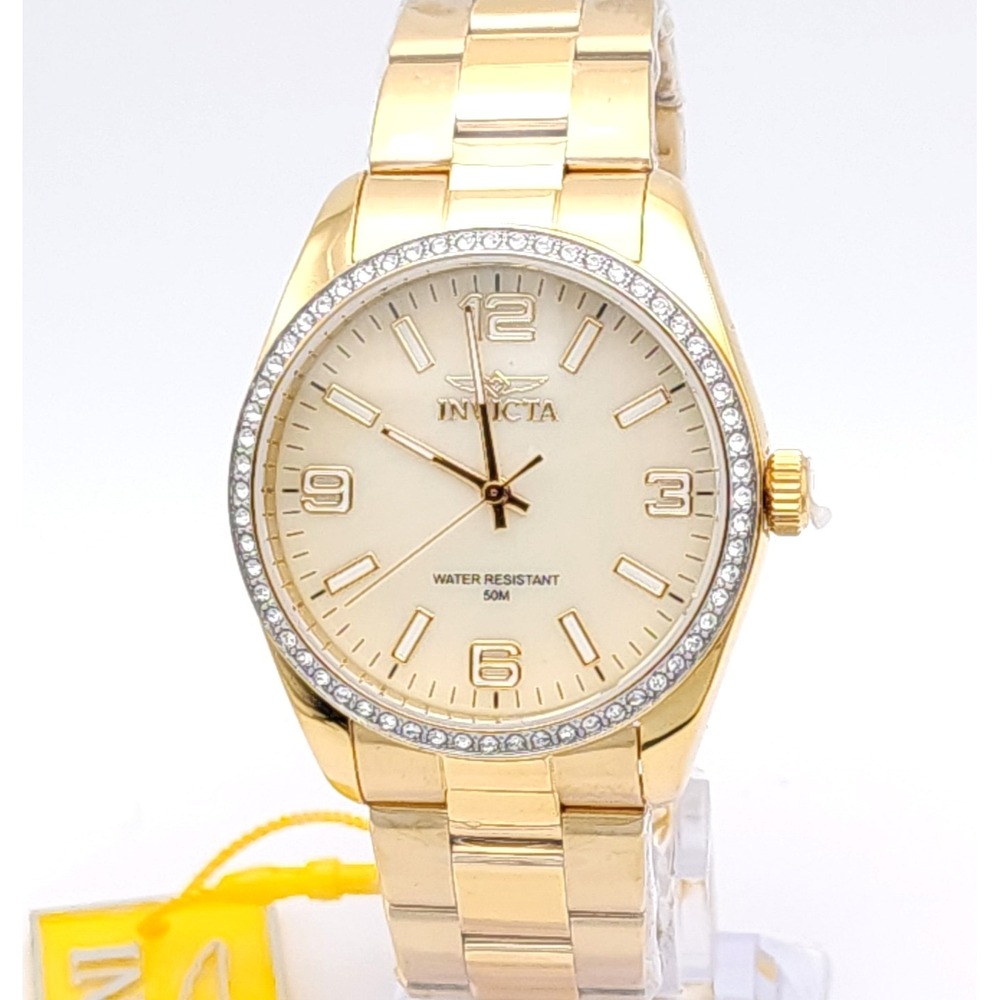 Invicta Specialty Gold MOP Dial Watch 38mm - Picture 5 of 17
